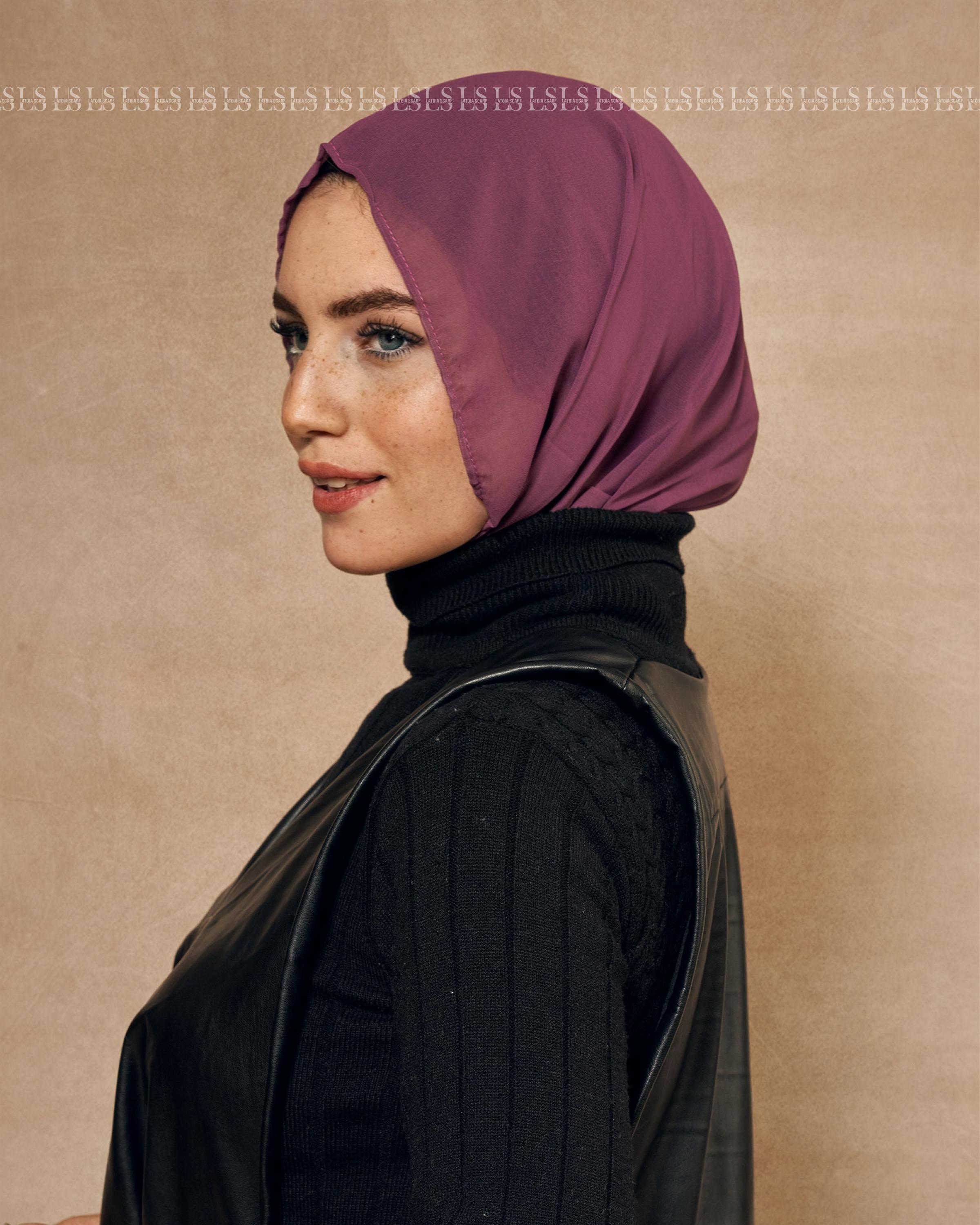 Light Burgandy Mini Scarf