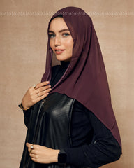 Dark Burgandy Mini Scarf